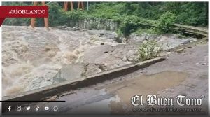 Río Blanco alcanza nivel crítico por lluvias; alertan posible desbordamiento en Xúchiles