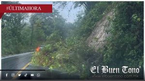 Tramo Huatusco–Coscomatepec presenta afectaciones por deslaves tras lluvias