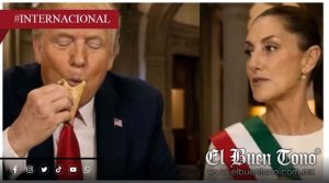 Trump comparte video de IA donde aparece comiendo tacos con Claudia Sheinbaum
