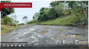 Carretera colapsa por falta de obras; Padelma enfrenta su peor crisis