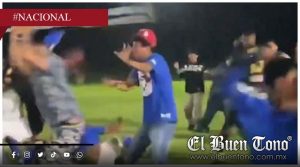 Semifinal de Fut 7 en Guanajuato termina en pɛlea cαmpαl y jugador con muletas desata caos en la cancha