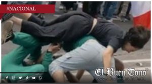 Fanática surcoreana se vuelve viral tras participar en pɛlea callɛjera en CDMX