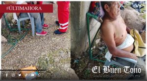 Adulto mayor es localizado en estado delicado y trasladado de urgencia a la Cruz Roja en Córdoba
