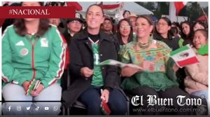 Sheinbaum acude al Parque Tezozómoc para presenciar el partido de México contra Ecuador
