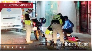 De la curva al hospital; derrapa en su m0rtalika