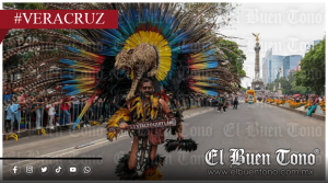Danzantes de Ixtaczoquitlán orgullo en desfile mundialista