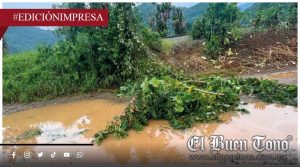 Lluvia destroza caminos rurales; afecta a Presidio, Tezonapa