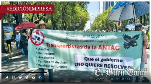 Rechazan pactar con sangre de transportistas; basta de lucro