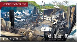 Fuego borró tres hogares; familias se quedan en la calle
