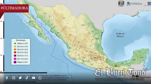SISMO DE MAGNITUD 4.0 SE REGISTRA AL SUROESTE DE LAS CHOAPAS, VERACRUZ; SIN DAÑOS REPORTADOS