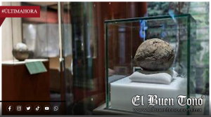EXHIBEN EN TEOTIHUACÁN PELOTA PREHISPÁNICA DE VERACRUZ CON MÁS DE 3 MIL 500 AÑOS