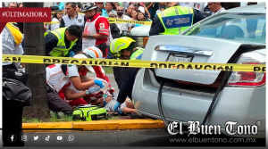 FUERTE ACCIDENTE EN CALLE REAL DE ORIZABA MOVILIZA A CUERPOS DE EMERGENCIA