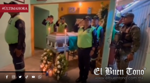 Despiden a agente de Tránsito municipal asesinado a balazos