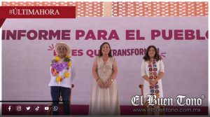 Diputada Naomi Santos rinde cuentas al distrito de Minatitlán
