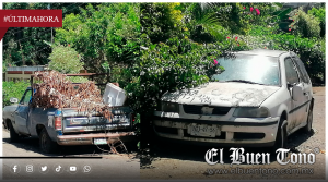 Autos maceta siguen abandonados en El Paraíso