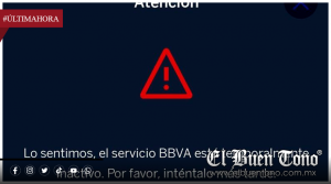 Usuarios reportan fallas en la app de BBVA; presentan problemas para ingresar y hacer transferencias