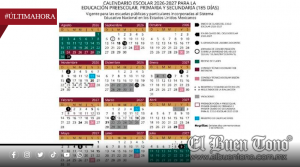 SEP publica calendario escolar 2026-2027; estas son las fechas de clases, vacaciones y puentes