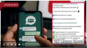 Ofrecen hasta 5 mil pesos diarios en grupo de WhatsApp zona Veracruz