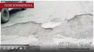 Baches afectan movilidad diaria; en el Centro de Paso del Macho