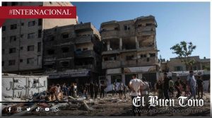 Muɛrɛn padre, madre y tres hijos en b0mbαrde0 sobre Gaza