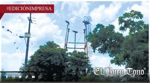 Desmantelan el tanque elevado; en colonia Esquer, de Padelma
