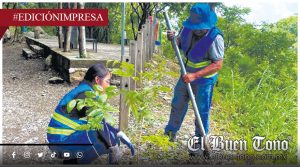 Alcalde de Atoyac reforesta los túneles; participan varias áreas
