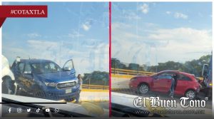 Carambola a la altura del puente Cotaxtla