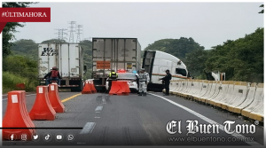 CIERRE TOTAL EN AMBOS SENTIDOS TRAS ACCIDENTE DE UNIDAD PESADA EN LA TINAJA–PASO DEL TORO