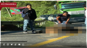 AUTOBÚS ADELAS IMPACTA CONTRA UN CABALLO EN LA CUMBRE DE SAN ANDRÉS
