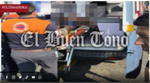 Motociclista resulta gravemente herido tras accidente en carretera 145