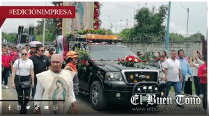 Procesión y fervoren Monte Blanco; viven católicos jornada de fe