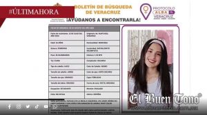 Reportan como desaparecida a menor de 16 años en Huatusco