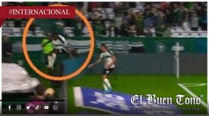 Jugador del Coritiba celebra gol, cae a un túnel y termina lesionado en Brasil