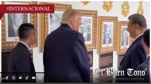 Trump muestra a Xi Jinping una imagen de Biden como “bolígrafo automático” y provoca risas