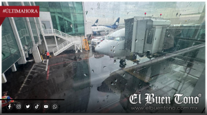 LLUVIAS AFECTAN OPERACIONES DEL AICM; MÁS DE 7 MIL PASAJEROS RESULTAN AFECTADOS
