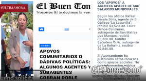 AYUDAS SIN REGLAS DE OPERACIÓN: AGENTES MUNICIPALES COBRAN RECURSOS PÚBLICOS SIN CRITERIOS. EL BUEN TONO YA LO HABÍA ADVERTIDO