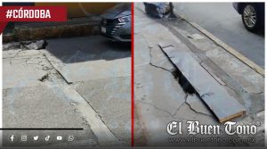Alerta vial en el centro de Córdoba: Tablas, baches y hundimientos @menazan a peatones y conductores