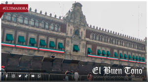 “BLINDAN” PALACIO NACIONAL ANTE MARCHAS POR LOS 12 AÑOS DE AYOTZINAPA
