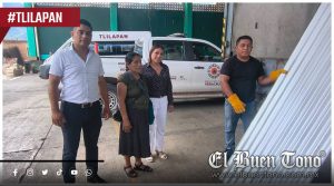 Entrega láminas a damnificados que ya no tienen casa: La burla del alcalde Germain Tiburcio tras el derrumbe en Tonalixco