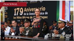 Sheinbaum encabeza homenaje a los Niños Héroes en Chapultepec