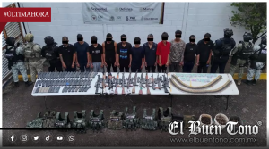 DETIENEN EN SINALOA A 11 PRESUNTOS INTEGRANTES DE “LOS CHAPITOS”; LES ASEGURAN 12 ARMAS LARGAS