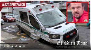 VIDEO|Conductor ebrio de ambulancia del IMSS choca 9 vehículos y @trop3lla a joven