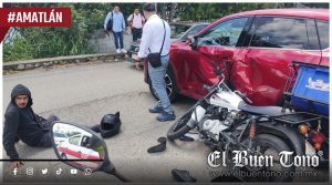 Motociclista lesionado en choque sobre la carretera Córdoba-Amatlán