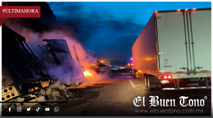 INCENDIO DE VEHÍCULO DE CARGA MOVILIZA A CUERPOS DE EMERGENCIA EN LA AUTOPISTA 150D