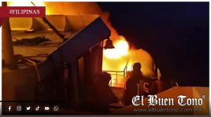 Incendio de ferry en Filipinas deja 5 mvert0s y 87 desaparecidos