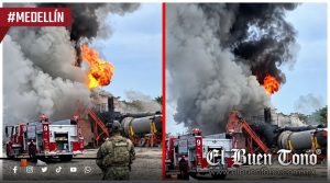Incendio en planta asfaltadora de Dos Lomas alcanza dos pipas con 50 mil litros de chapopote