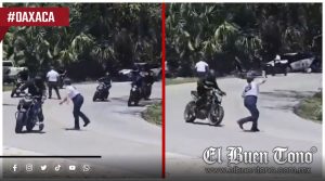 VIDEO|Policía vial intenta detener rodada y termina impactada por motociclista