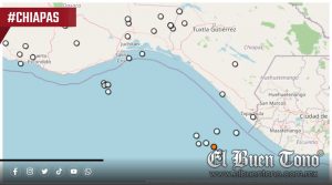 Sismo de magnitud 4.1 ‘sacude’ Chiapas durante de este jueves