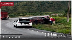 CAMIONETA SE SALE DEL CAMINO EN LA AUTOPISTA CIUDAD MENDOZA–MALTRATA