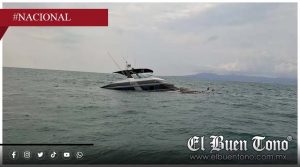 Evacúan a 12 personas tras hundimiento de yate frente a Puerto Vallarta